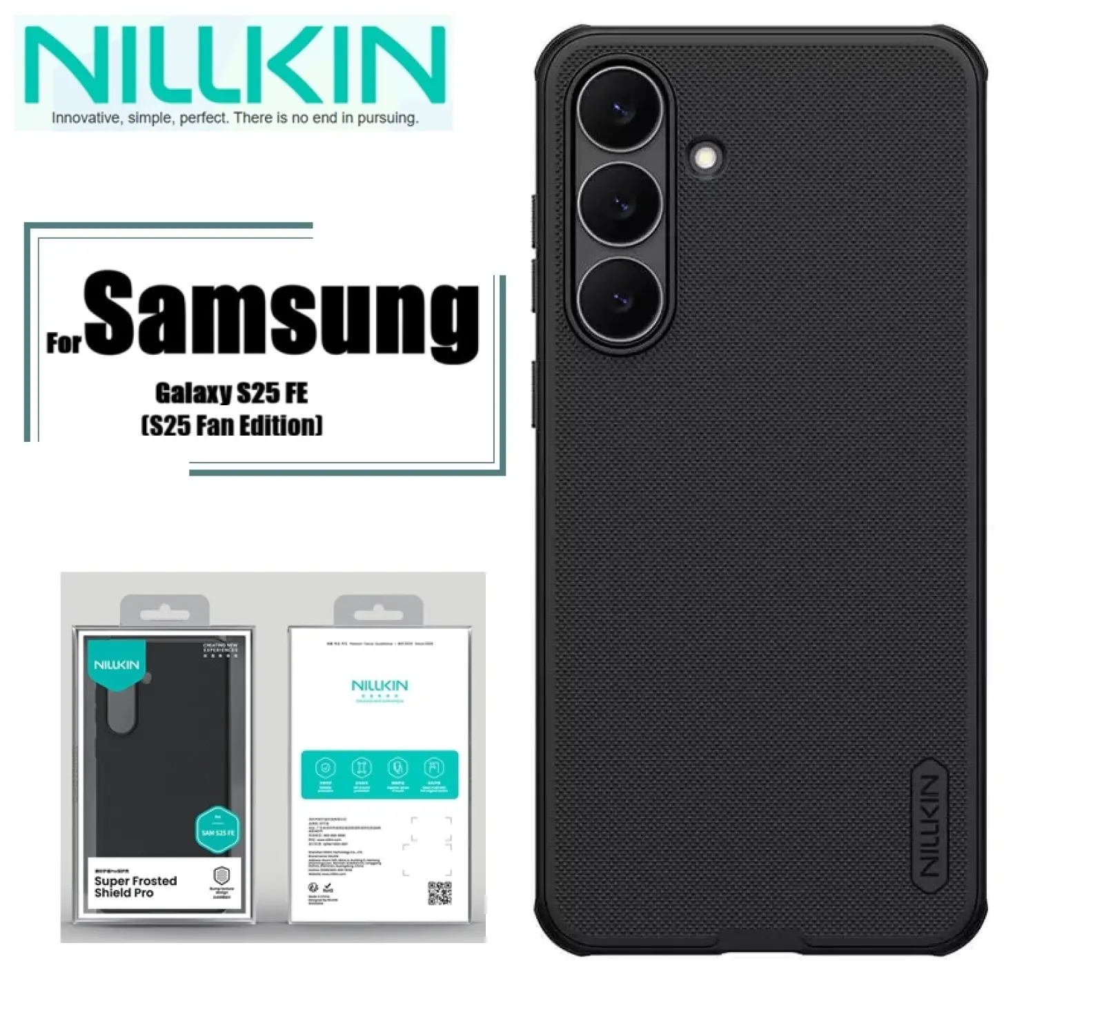 samsung phone cases amazon Dexnor Case for Samsung Galaxy S26 Ultra with Upgraded Slide Camera Cover 2 Front Frames Built-in Screen Protector Kickstand Black