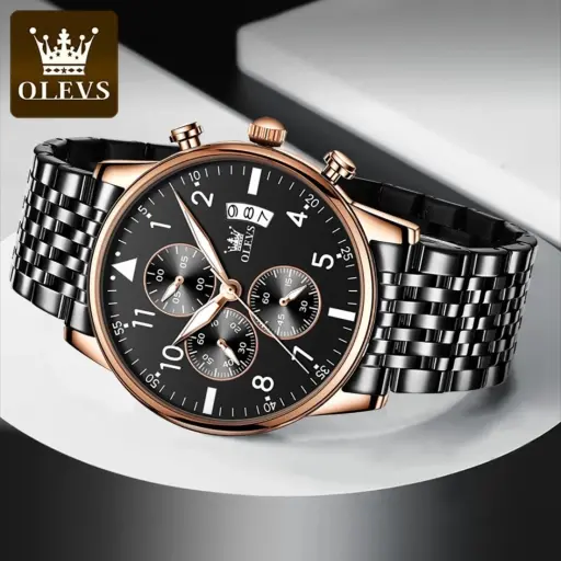 OLEVS 2869 Luxury Sports Chronograph High Quality and waterproof Quartz Watch - Watch For Men