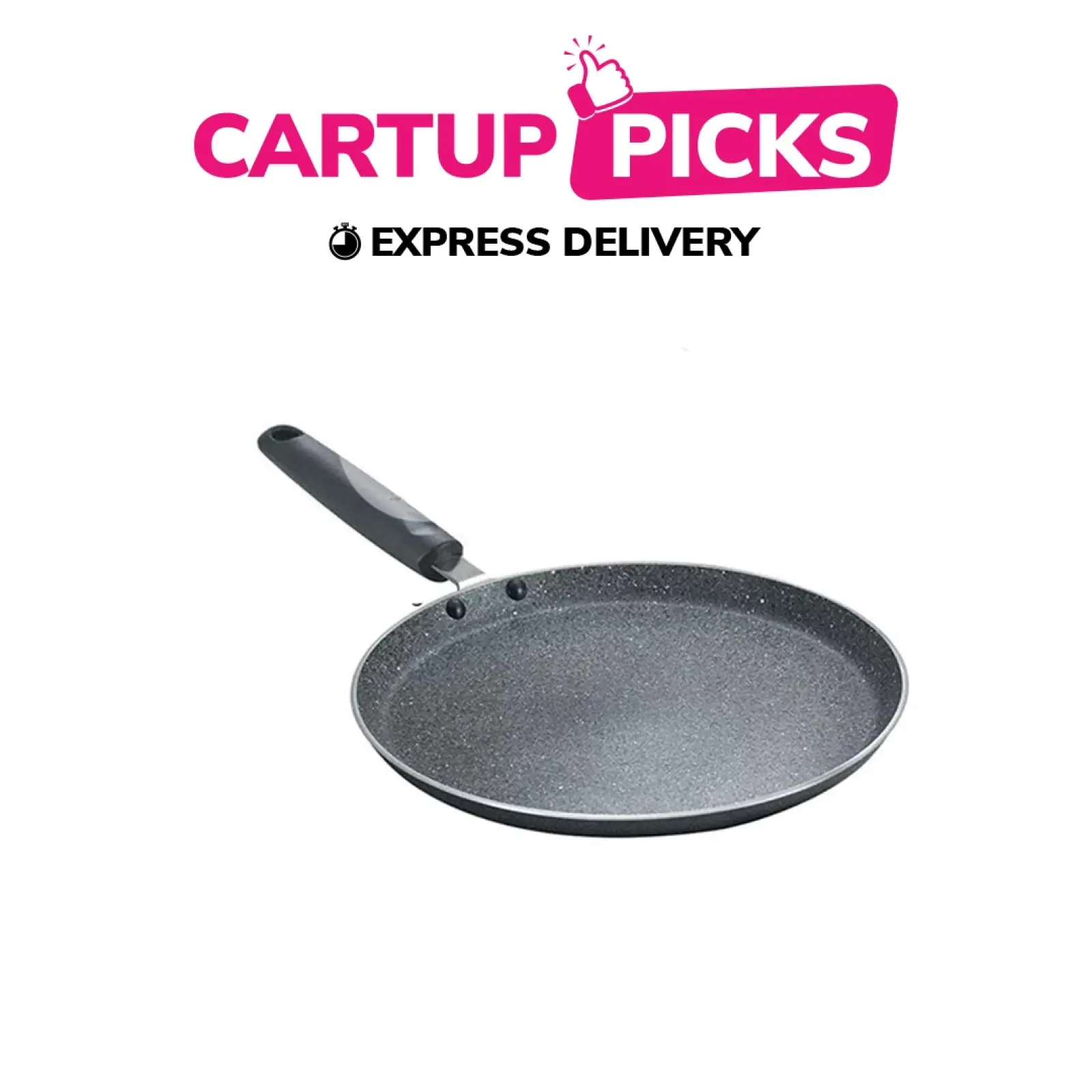 Prestidge pizza pan ruti tawa 26 CM 5 layer Marble Coating granite non ...