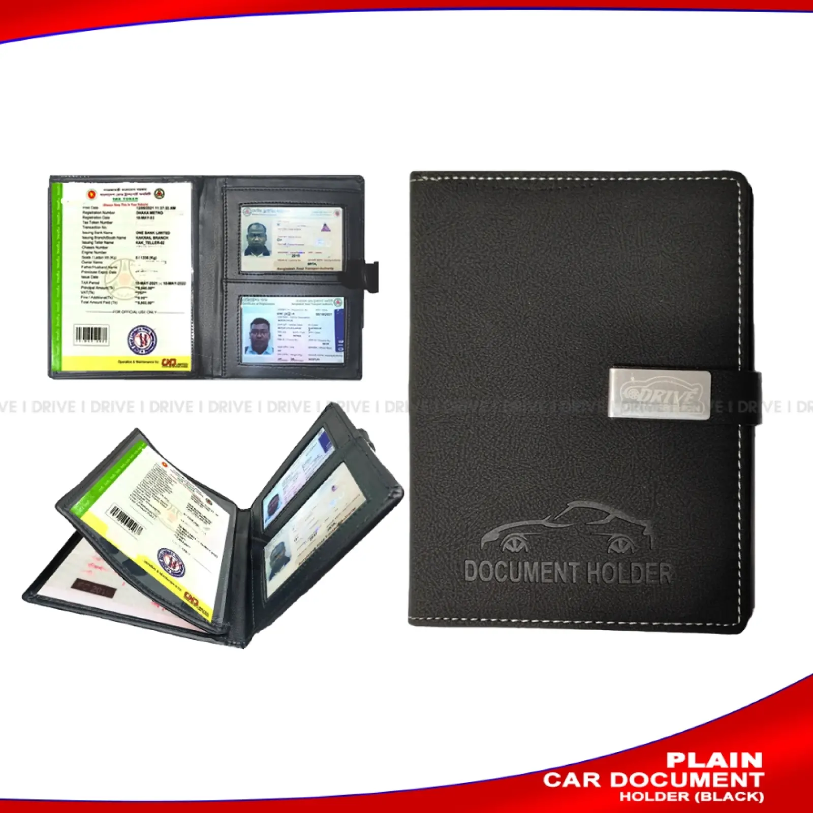 Car Documents Holder-Black, Car Paper Bag, Document Cover, Car ...
