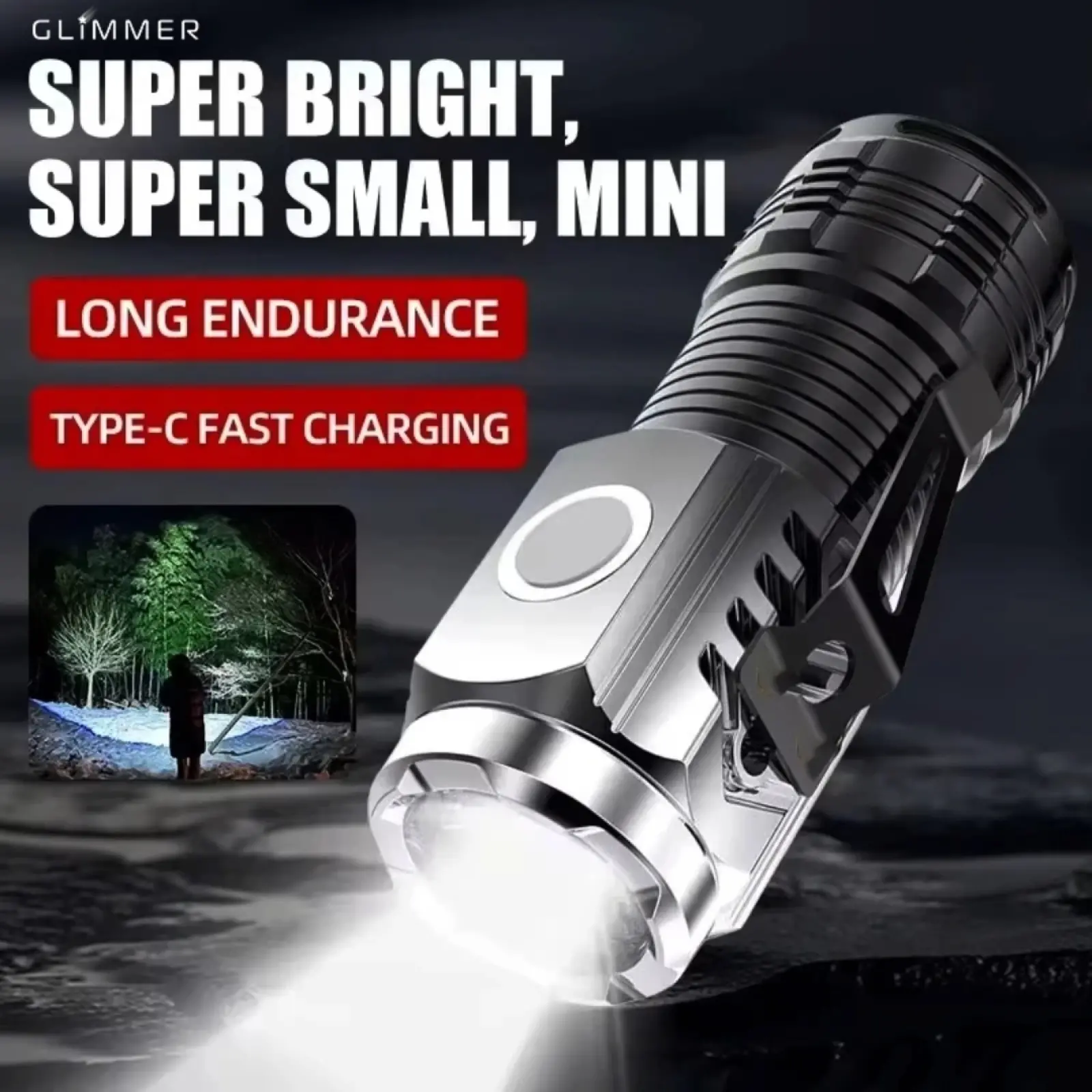anker bolder lc90 2-cell rechargeable flashlight dimensions Anker Rechargeable Bolder LC90 LED Flashlight