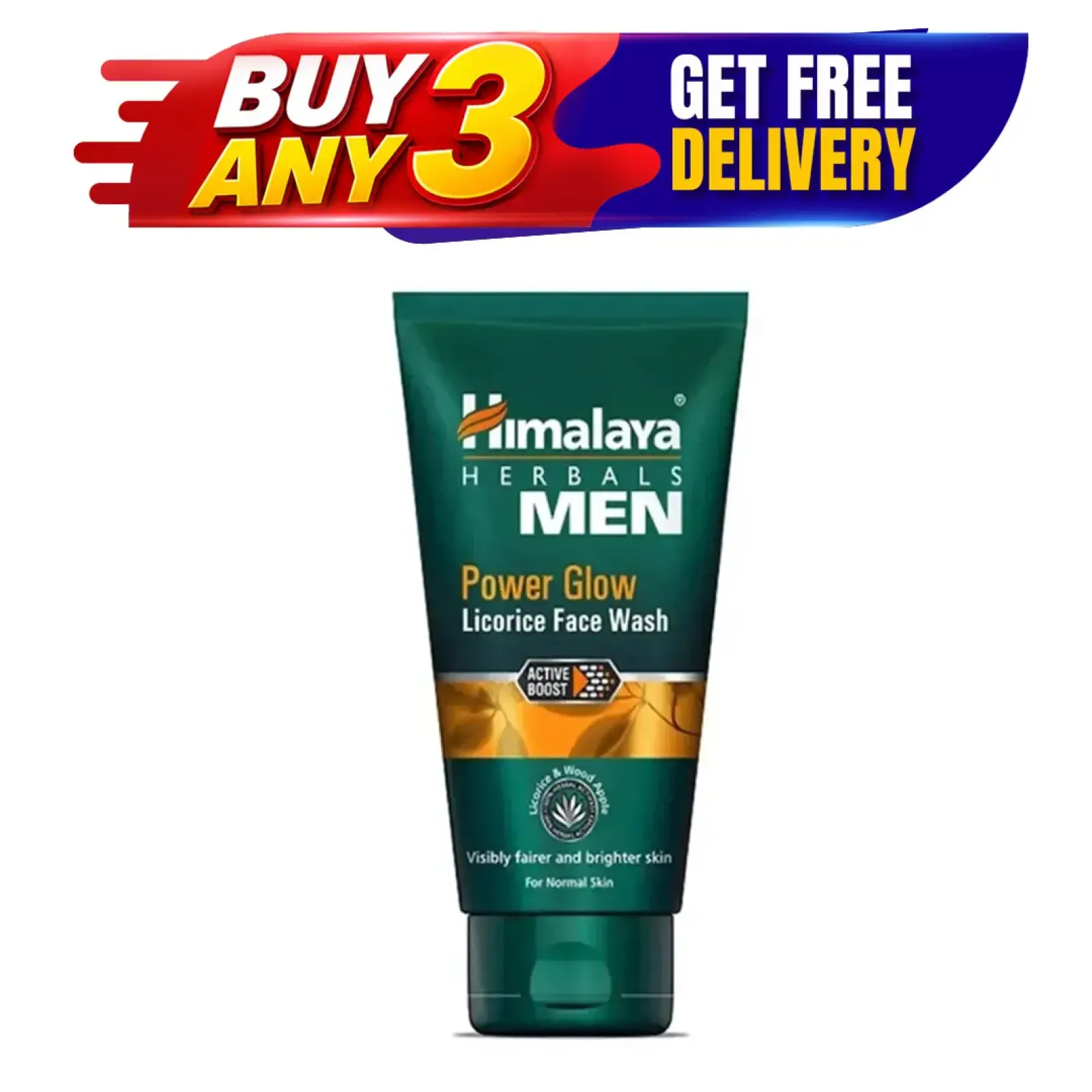 Himalaya Men Power Bright Face Wash 100ml - Image 1