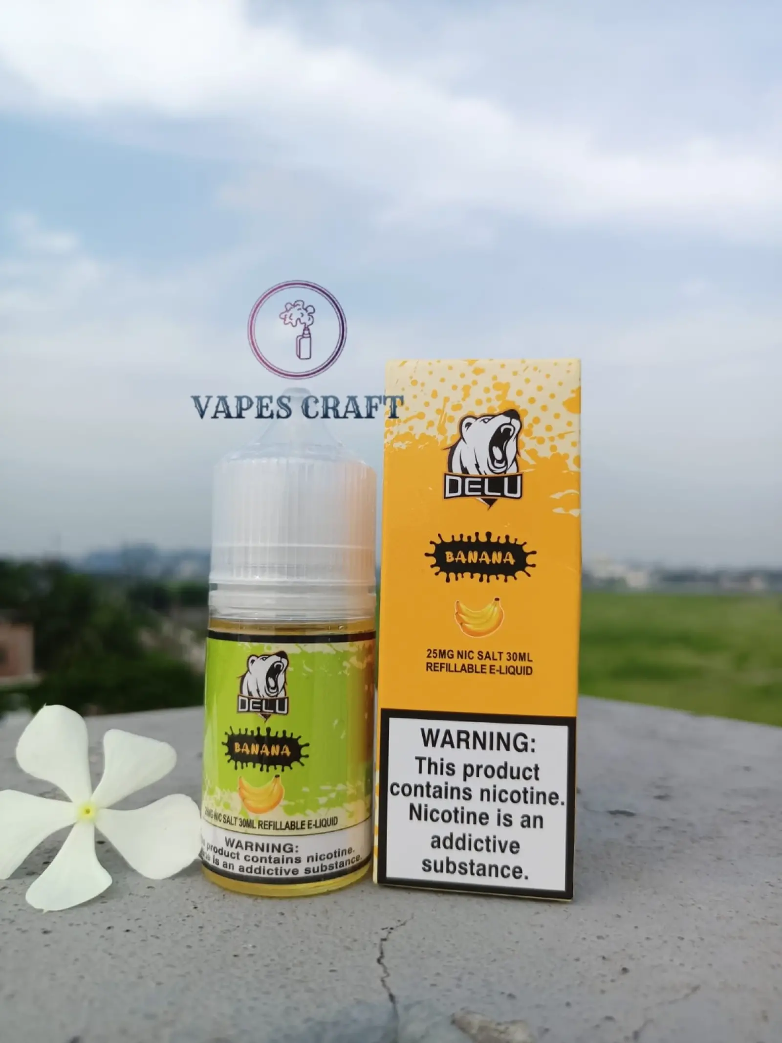 25mg vape juice DELU 30 ML 25 MG NIC SALT E-LIQUID امامي diacetyl free vapes disposable Flavor:Mellow Dew (Honeydew) Skwezed
