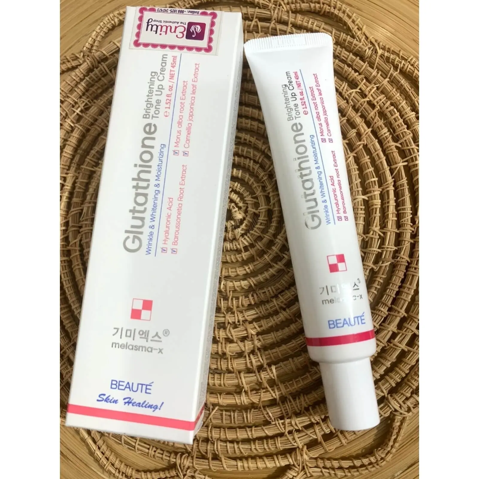 Beaute Melasma-x Glutathione Brightening Tone-up Cream – 45ml