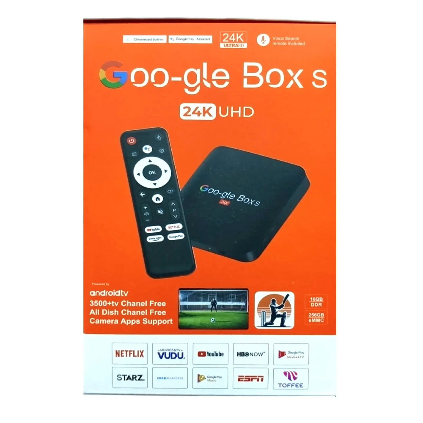 sNstudio9MAX GoogleTVボックス Google Box S Android TV Box 24K UHD – Android 24, Voice Remote