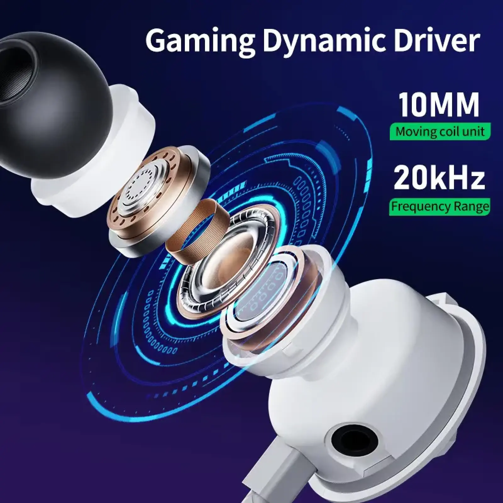 Plextone RX3 Pro CYBERPUNK Dual Microphone Type C Gaming Earphone