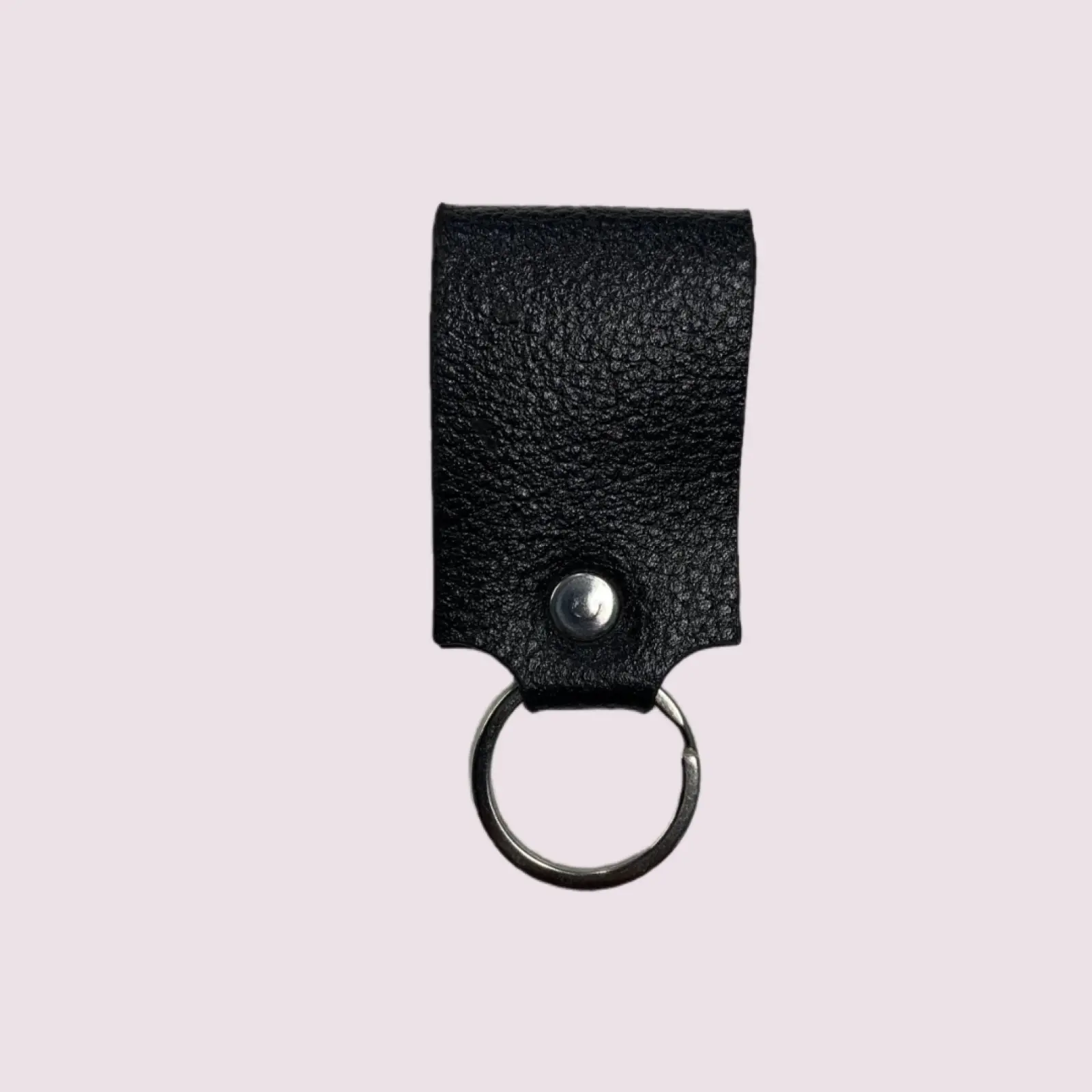 Leather Key Ring (Black)