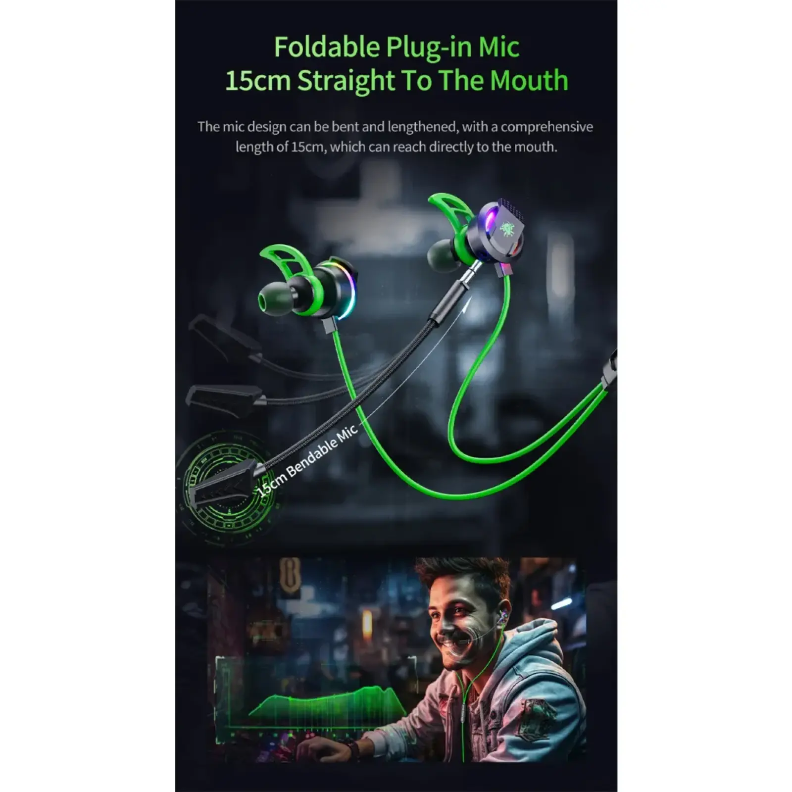 No Brand Plextone RX3 Plus Gaming Earbuds Type-C Low Latency - Image 3