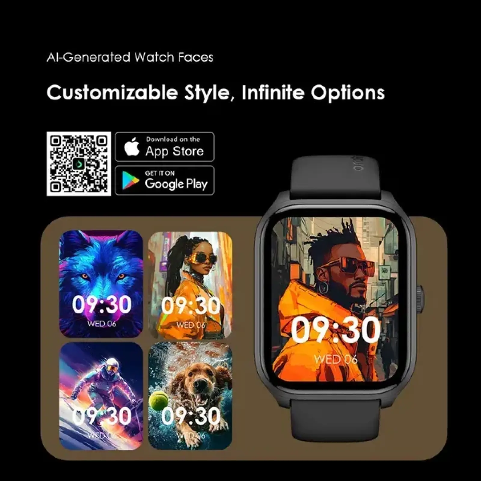 Oraimo Watch 5 Lite BT calling Smart Watch (OSW-804) - Image 4